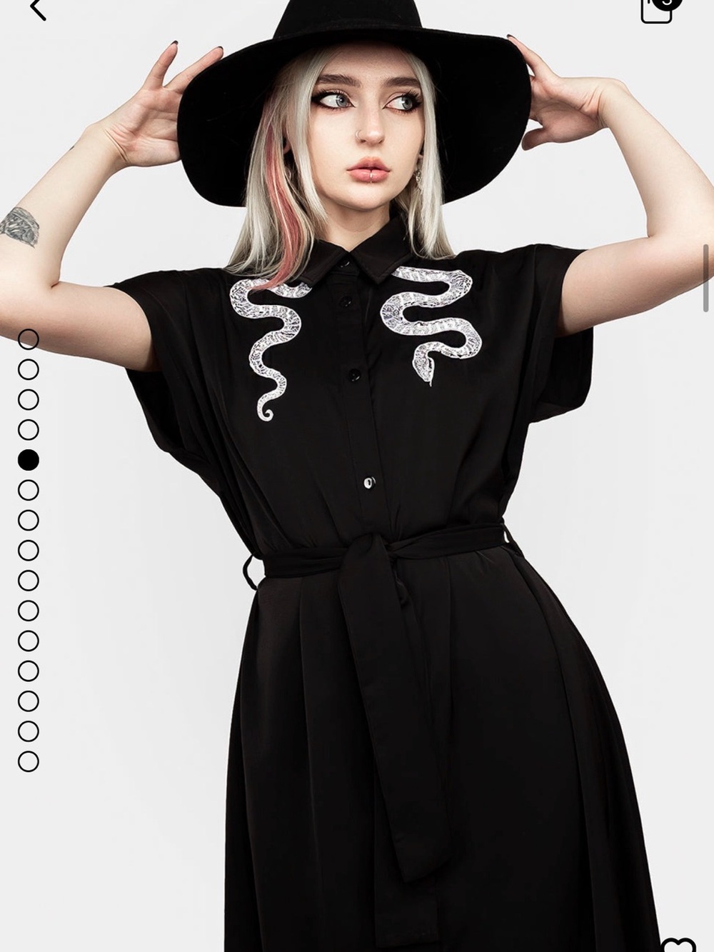 Disturbia Slither Relaxed Midaxi Dress NEW WITH TAGS SOLD OUT ONLINE Size US16 - Picture 5 of 12